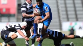 大一番で盟友と激突。ワイルドナイツのダミアン・デアレンデ、帰国報道にも言及。