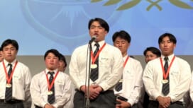 花園3連覇の桐蔭学園が「優勝祝勝会」を開催。新主将の堺史道は「感謝を忘れず」