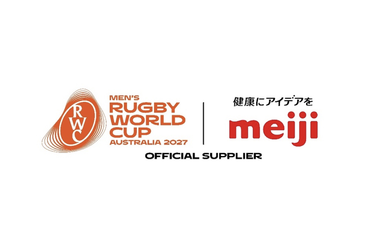 株式会社明治がRWC2027オフィシャルサプライヤーに就任。牛乳・ヨーグルトが対象。