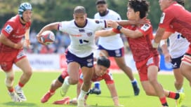 【リーグワンD2】花園近鉄ライナーズが11トライ奪い大勝。日野レッドドルフィンズ今季初勝…