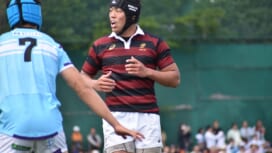 早大2年のLO宮川侑大、アカクロデビュー。富山の無名高からレギュラー定着に挑む