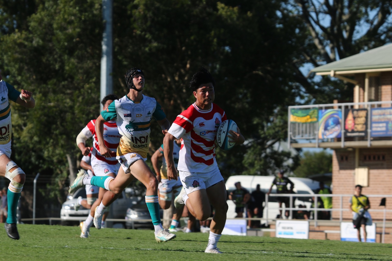 【U23日本代表】オーストラリア・ストックマンに勝利。鋭いランで前進、7トライ奪取。