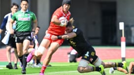 【リーグワン】コベルコ神戸スティーラーズ、自慢の攻撃力全開。東京サントリーサン..