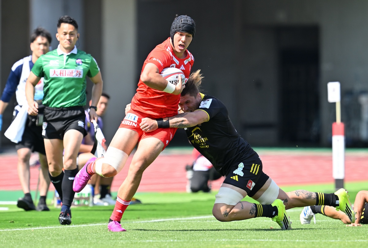 【リーグワン】コベルコ神戸スティーラーズ、自慢の攻撃力全開。東京サントリーサンゴリアスとの攻め合いを力で制す