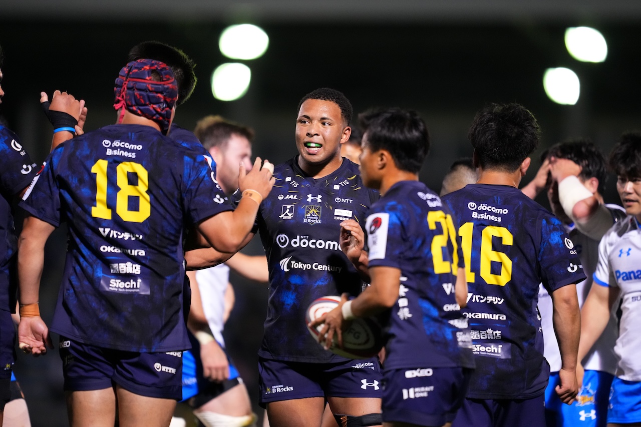 D-Rocks新人の森山海宇オスティン、タックル連発のデビュー戦で劇的勝利。心境は