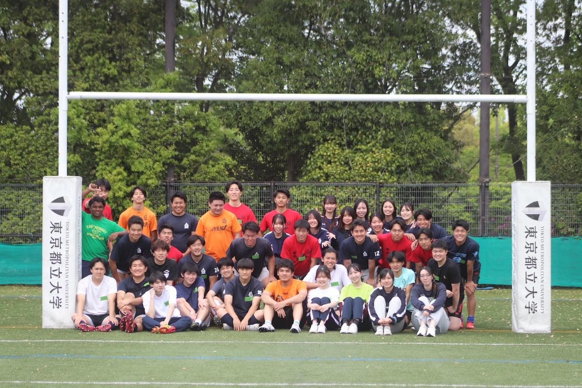 「一人ひとりが中身のあるラグビーを」。2026年春、ラグビー続けよう！ 始めよう！ 東京都立大編