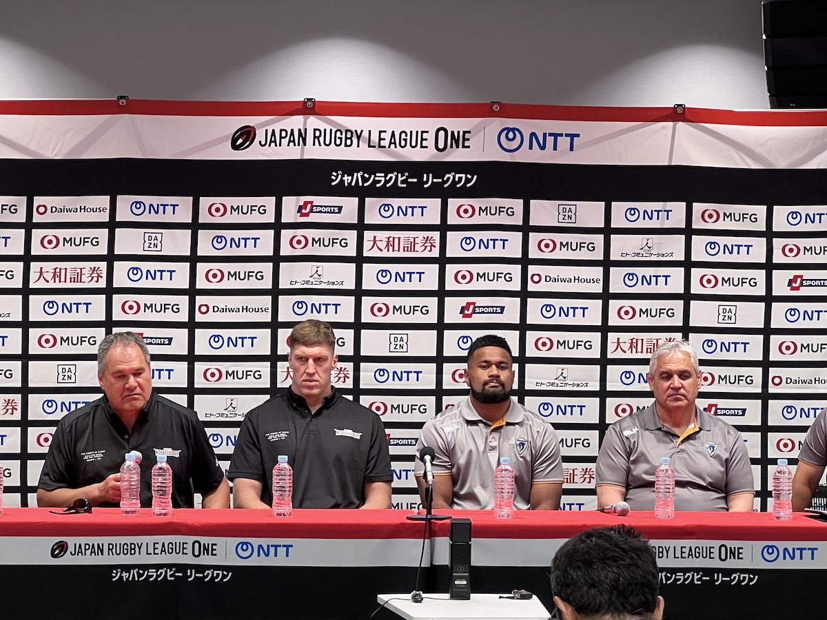 【リーグワン】「間違いなく明日もタフな試合になる」。ファイナルに挑むコベルコ神戸スティーラーズとクボタスピアーズ船橋・東京ベイが前日会見で意気込み