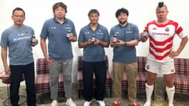 箕内拓郎、大西将太郎、畠山健介。日本代表キャッパー3世代でクロストークを開催。
