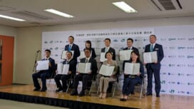 JR東日本グリーンウォリアーズ東葛が千葉県8市との連携協定に係る調印式を実施。JR..