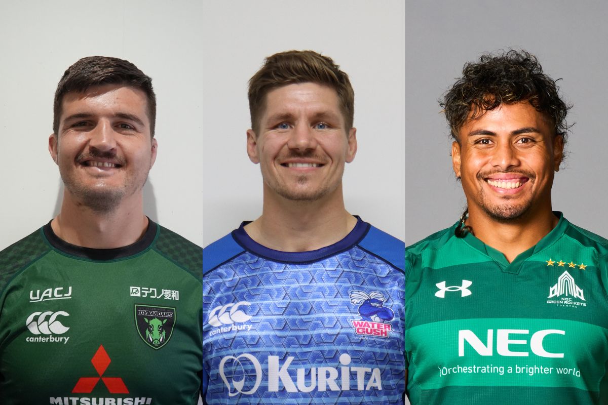 日野レッドドルフィンズ、LOコーヘレンバーグ、SOフランシス、CTBラウイの移籍加入を発表