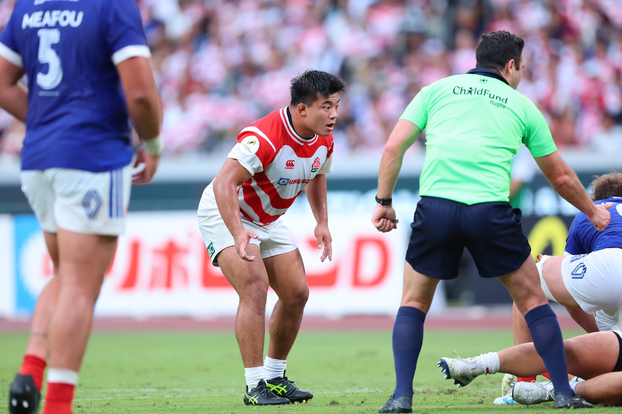 日本代表・大塚壮二郎、初先発初トライを決めた試合で反省の弁