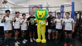 ラグビーとプロレスの交錯。「ライオンファングス×新日本プロレス合同公開練習」開催