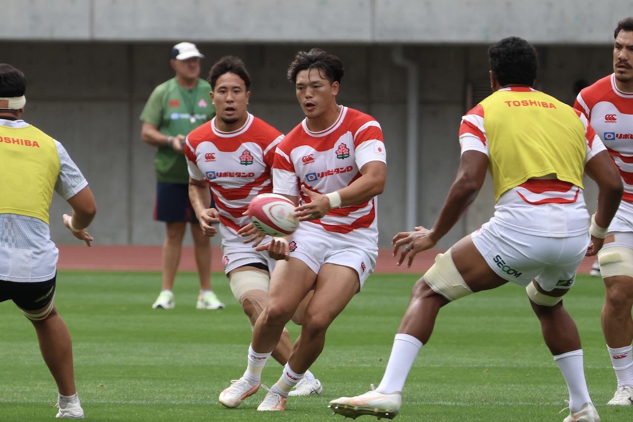 【日本代表】カナダ戦前日のキャプテンズラン実施。復帰の廣瀬雄也が示すテーマは「一貫性」