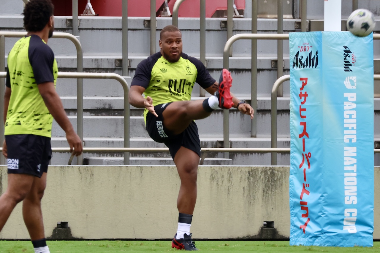 フィジー代表、PNC決勝前日のキャプテンズラン実施。イカニヴェレ主将が日本戦へ決意「自分たちの力を発揮したい」