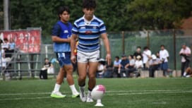 『ホンモノ』には、まだまだ。関東大学リーグ戦2部開幕、中大主将SO須田龍之介