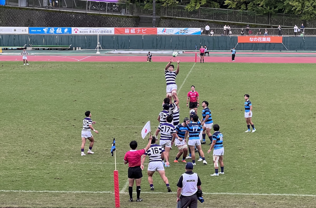 【関東大学対抗戦A】明治大、15トライを奪う猛攻で日体大を圧倒。危なげなく2連勝を飾る