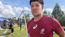 代表選手の位置に大型新人。早大・吉廻温真は「世界と戦っていける人材になりたい」。