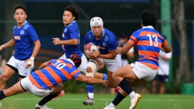 【関東大学リーグ戦1部】東海大が開幕3連勝で首位キープ。後半6トライで法政大を突..