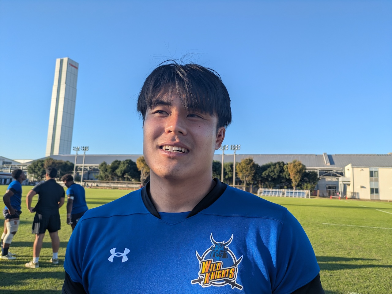 ニュージーランドで鍛えた。ワイルドナイツ・谷山隼大は動ける「100キロ」を目指す。