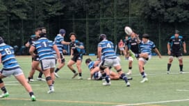 【関東大学リーグ戦2部】中央大が快勝で首位に浮上。山梨学院大は8トライ奪われ今季..