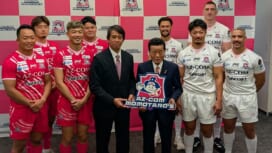 リーグワン新規参入の丸和MOMOTARO'S成田が新体制発表会見。細谷直GM兼監督「期待…