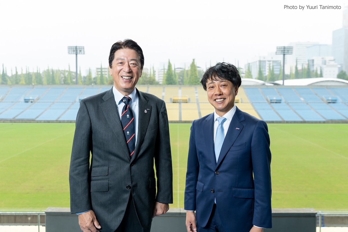 【PR】　JRFU創立100周年 × J SPORTS創立30周年特別対談◎土田雅人氏と外崎創氏が描く日本ラグビーの未来