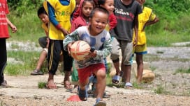 アジア初開催のラグビーW杯に向け協働　困難な立場の子どもたちの生活変える