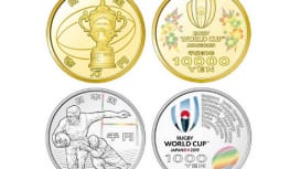 ラグビーワールドカップ2019日本大会　記念貨幣発行のお知らせ