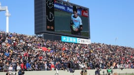 12月26日に秩父宮で行われたTL2試合は2万人を超す大観衆でほぼ満員となった（撮影：松…