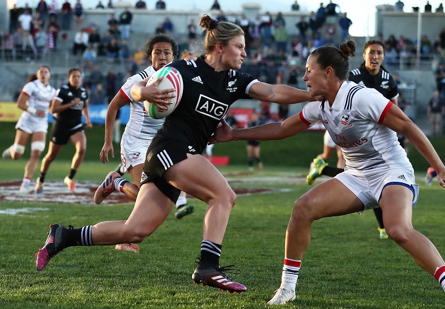女子セブンズの新季開幕。NZのミカエラ・ブライド躍動（C）Mike Lee /World Rugby