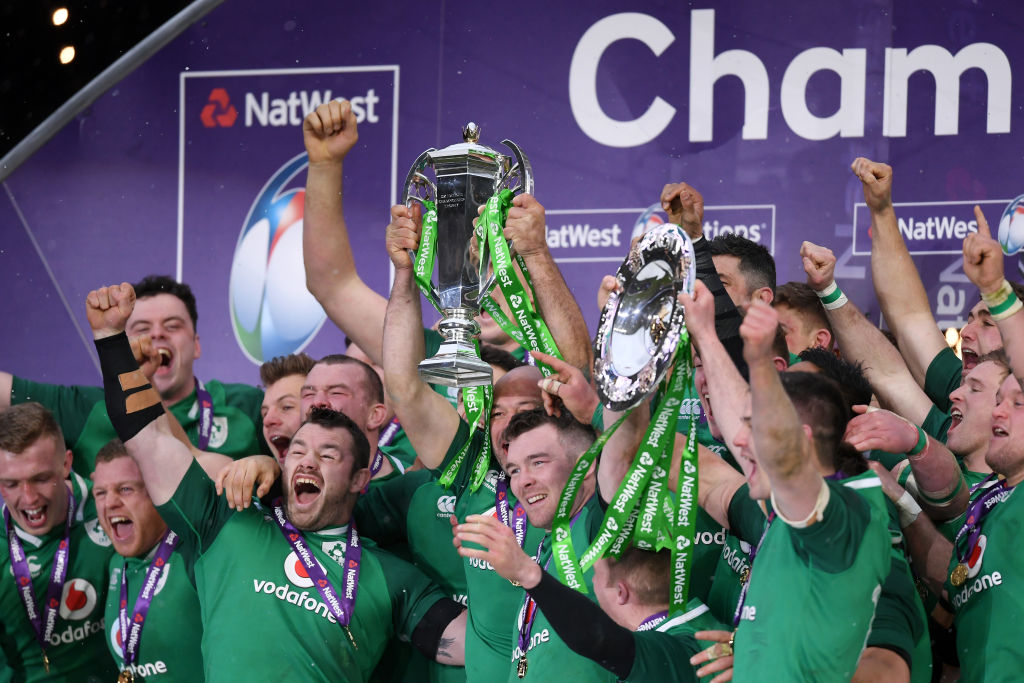 シックスネーションズで9年ぶりに全勝優勝を遂げたアイルランド（C）Getty Images