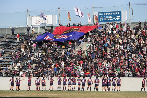 改修前の花園最終戦に完封勝利。ライナーズらしさ存分に。