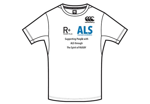 指定難病ALS患者を支援　チャリティーTシャツをエディー講演会で販売へ